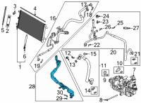 OEM 2022 Ford F-150 TUBE - HEATER WATER Diagram - ML3Z-18B402-K