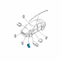 OEM 2008 Hyundai Elantra Supplemental Restraint System-Clockspring Diagram - 93490-2H500