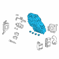 OEM 2016 Honda CR-Z Box Assembly, Fuse (Rewritable) Diagram - 38200-SZT-A41