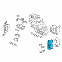 OEM Honda CR-Z Box, Eld Diagram - 38250-TG4-K01