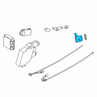 OEM 2022 BMW 750i xDrive ULTRASONIC SENSOR, DARK SHAD Diagram - 66-20-9-826-989