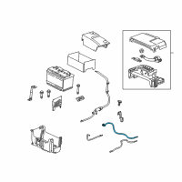 OEM Buick Negative Cable Diagram - 84004725