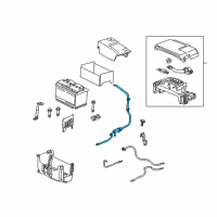 OEM 2016 Buick Regal Positive Cable Diagram - 22967012