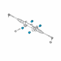 OEM 2009 Dodge Ram 3500 BUSHING-Steering Gear Diagram - 52113031AD