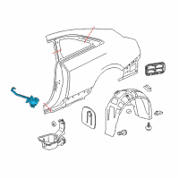 OEM 2016 Cadillac ATS Actuator Diagram - 20964342