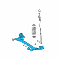 OEM 2010 Toyota Yaris Axle Assembly Diagram - 42110-52352