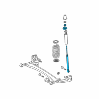 OEM 2008 Toyota Yaris Shock Diagram - 48530-80351