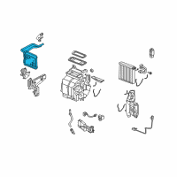 OEM 2011 Honda Fit Core Sub-Assembly, Heater Diagram - 79110-TF0-G01