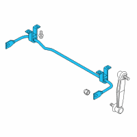 OEM Jeep Compass Bar-Rear Suspension Diagram - 68250804AA