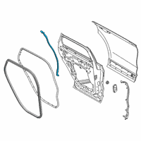 OEM Lincoln Corsair WEATHERSTRIP Diagram - LJ7Z-7828124-B