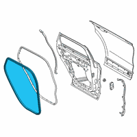 OEM Lincoln Corsair WEATHERSTRIP ASY - DOOR OPENIN Diagram - LJ7Z-78253A10-A