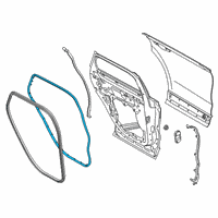 OEM 2020 Lincoln Corsair WEATHERSTRIP Diagram - LJ7Z-7825324-A