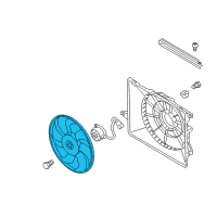 OEM 2011 Hyundai Azera Fan-Cooling Diagram - 25231-3K460