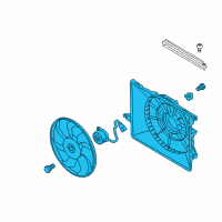 OEM Kia Sorento Blower Assembly Diagram - 253801U201