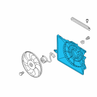 OEM 2011 Kia Sorento SHROUD-Radiator Diagram - 253501U200