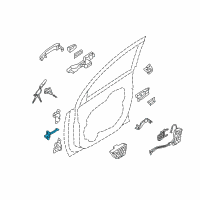 OEM 2011 Kia Sorento Checker Assembly-Front Door Diagram - 793801U000