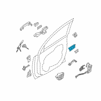 OEM Kia Sorento Front Door Inside Handle Assembly, Right Diagram - 826201U500HAY