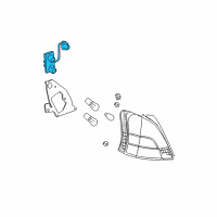 OEM Toyota Yaris Socket & Wire Diagram - 81555-52520