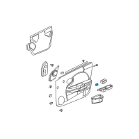 OEM 2003 Saturn Ion Mirror Switch Diagram - 22664402