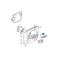 OEM 2004 Saturn Ion Window Switch Diagram - 22664398