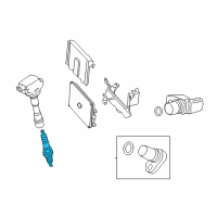 OEM 2011 Honda Insight Spark Plug (Dilfr6F11G) (Ngk) Diagram - 12290-RBJ-003