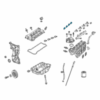 OEM 2019 Jeep Cherokee Gasket-Intake Manifold Diagram - 5281990AA