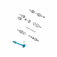 OEM 2007 Saturn Outlook Cv Intermediate Shaft Diagram - 20899365