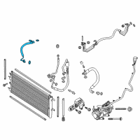 OEM Lincoln MKZ Liquid Hose Diagram - HG9Z-19835-E