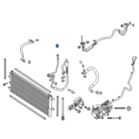 OEM Ford Liquid Line Cap Diagram - BK2Z-19D702-D