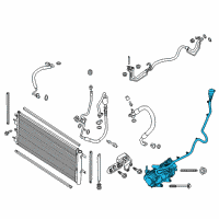 OEM Ford SSV Plug-In Hybrid Compressor Assembly Diagram - DG9Z-19703-D