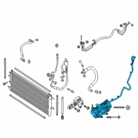 OEM Ford Fusion Compressor Assembly Diagram - DG9Z-19703-D