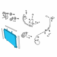 OEM 2015 Chevrolet Caprice Condenser Diagram - 92277537