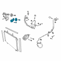 OEM 2017 Chevrolet Caprice Belt Tensioner Diagram - 92252340