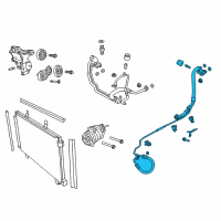 OEM Chevrolet Caprice Liquid Hose Diagram - 92282885