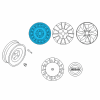 OEM Nissan Versa Wheel Assy-Disk Diagram - 40300-CJ107