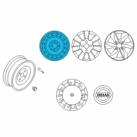 OEM 2007 Nissan Versa Wheel Assy-Disk Diagram - 40300-9EN0B