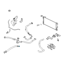 OEM Chrysler Sebring O Ring-Water Pipe Diagram - MD030764
