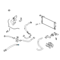 OEM 2002 Dodge Stratus O Ring-Water Pipe Diagram - MD030764