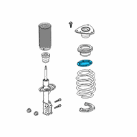 OEM 2021 Ford Police Interceptor Utility Upper Pad Diagram - LB5Z-5415-A