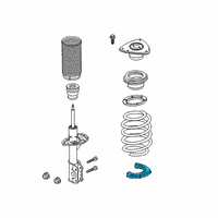 OEM Ford Police Interceptor Utility Lower Pad Diagram - LB5Z-5536-A