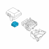 OEM 2019 Kia Optima Pcb Block Assembly Diagram - 91950D4640