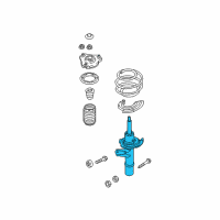 OEM 2019 Kia Stinger Front Strut Assembly Kit, Right Diagram - 54660J5230