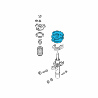 OEM 2018 Kia Stinger Front Spring Diagram - 54630J5200