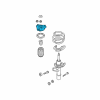 OEM 2018 Kia Stinger INSULATOR BRG Assembly-F Diagram - 54608J5001