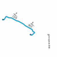 OEM 2006 Kia Amanti Sway Bar Diagram - 548113F000SJ