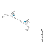 OEM Kia Amanti Bush-Stabilizer Bar Diagram - 548133F000