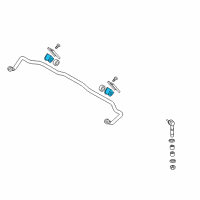OEM 2006 Kia Amanti Clamp-Stab Bar Diagram - 548483F100
