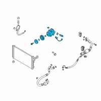 OEM 2020 Kia Stinger Compressor Assembly Diagram - 97701J5160