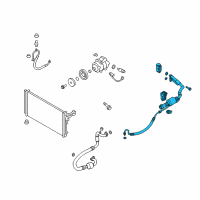 OEM Kia Stinger Suction Tube Assembly Diagram - 97775J5050