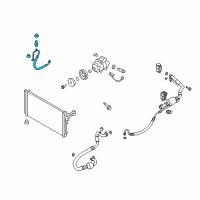 OEM Kia Stinger Discharge Hose Diagram - 97762J5050